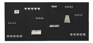 4 x 990 x 457mm Bott Perfo® tool panels complete with a 40 piece hook kit.... Bott Perfo Panels | Shadow Boards | Tool Boards | Wall Mounted